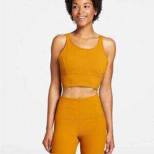 Celia by Carrie Underwood Mustard Yellow Sports Bra